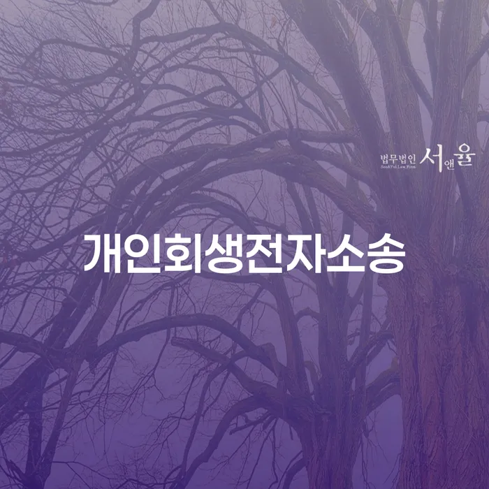 개인워크아웃제도 개인회생 법무사추천