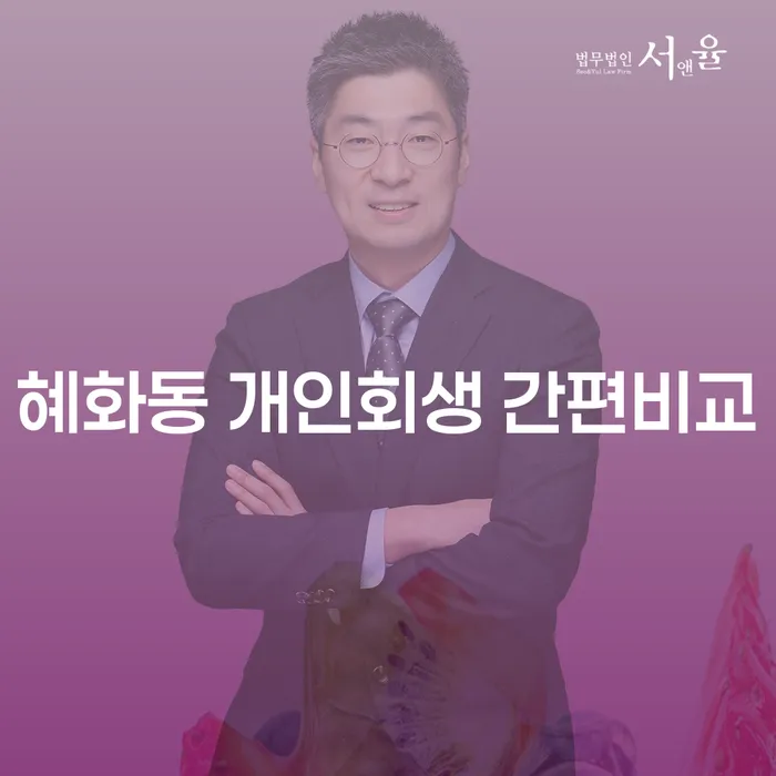 혜화동 개인회생 간편비교