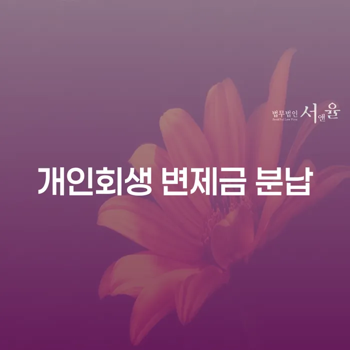 개인회생 변제금 분납, 어떻게 해야 할까요?