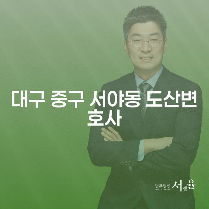 대구 중구 서야동 도산변호사와 함께 개인회생과 파산의 길을 걷다