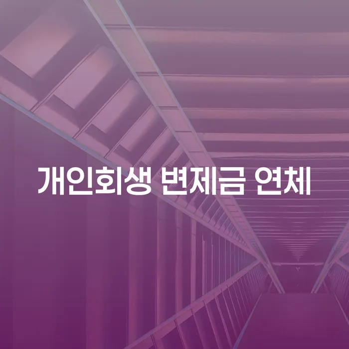 개인회생 변제금 연체 시 대처 방법과 회생 후 대출 가능한 곳은?